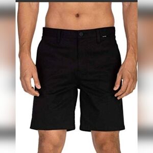 Hurley Men's Black Chino Shorts Sz 29 Worn Once
